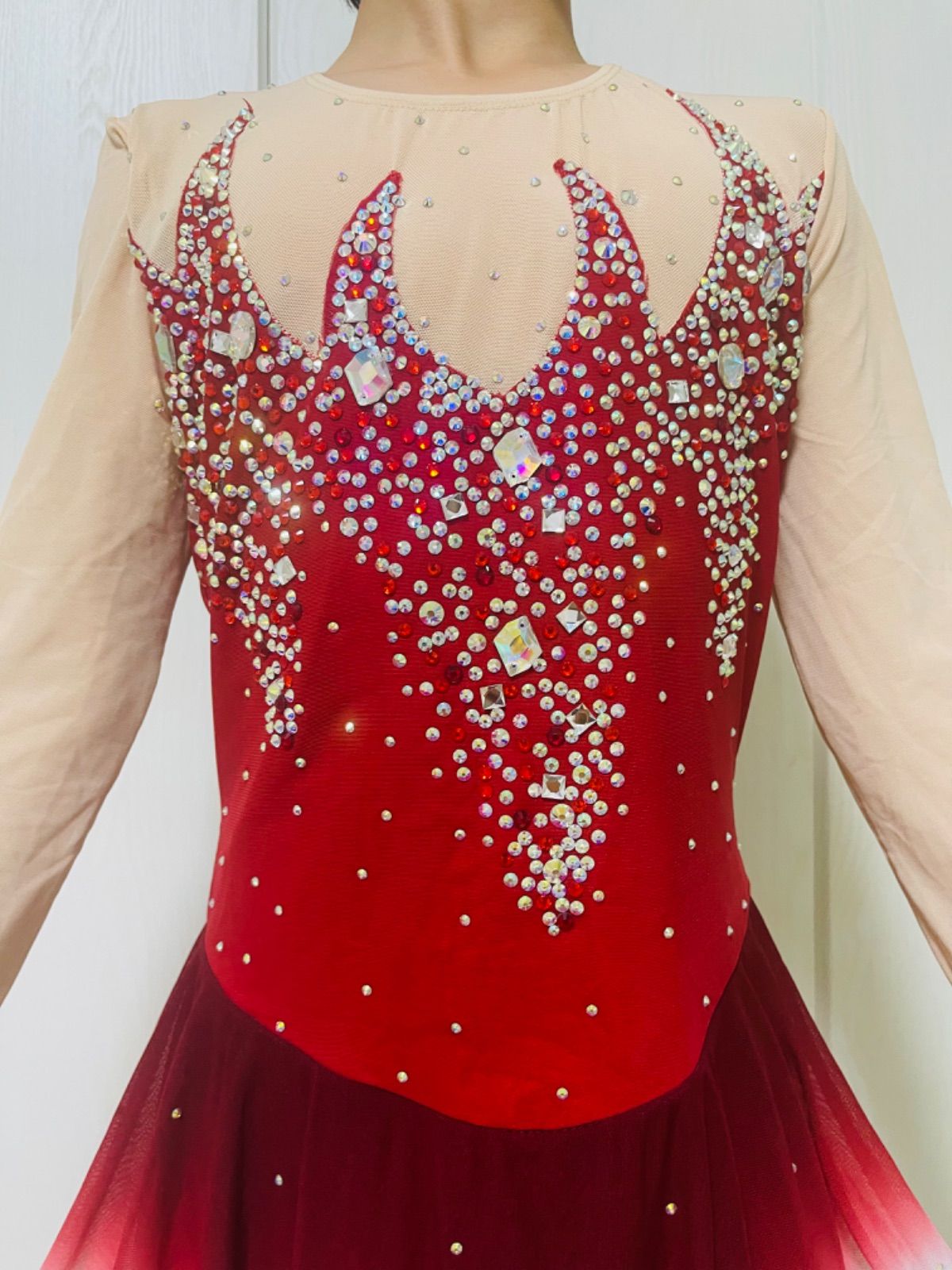 フィギュアスケート コスチューム 超 150cm−160cm LLC-HASEGAWATOSO_COM