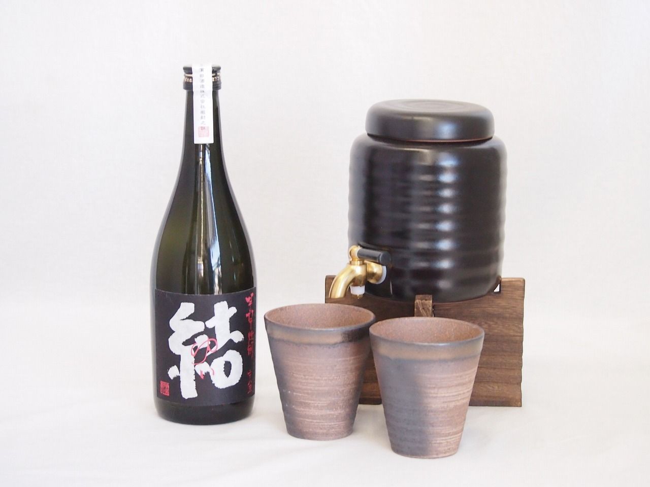 【新品未使用】備前金彩 焼酎サーバー 陶芸作家 安藤嘉規作 備前金彩 焼酎サーバー 陶芸作家 安藤嘉規作 本格焼酎サーバー