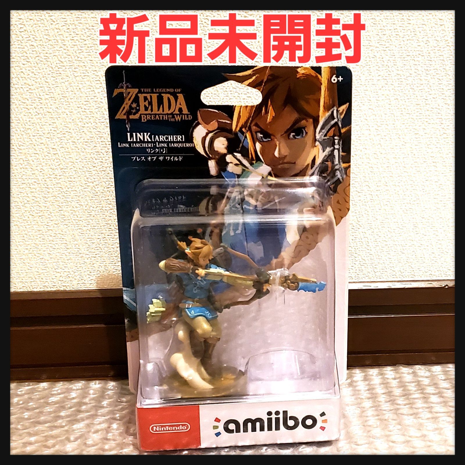 新品未開封】amiibo リンク 大乱闘スマッシュブラザーズ ゼルダの伝説 ...