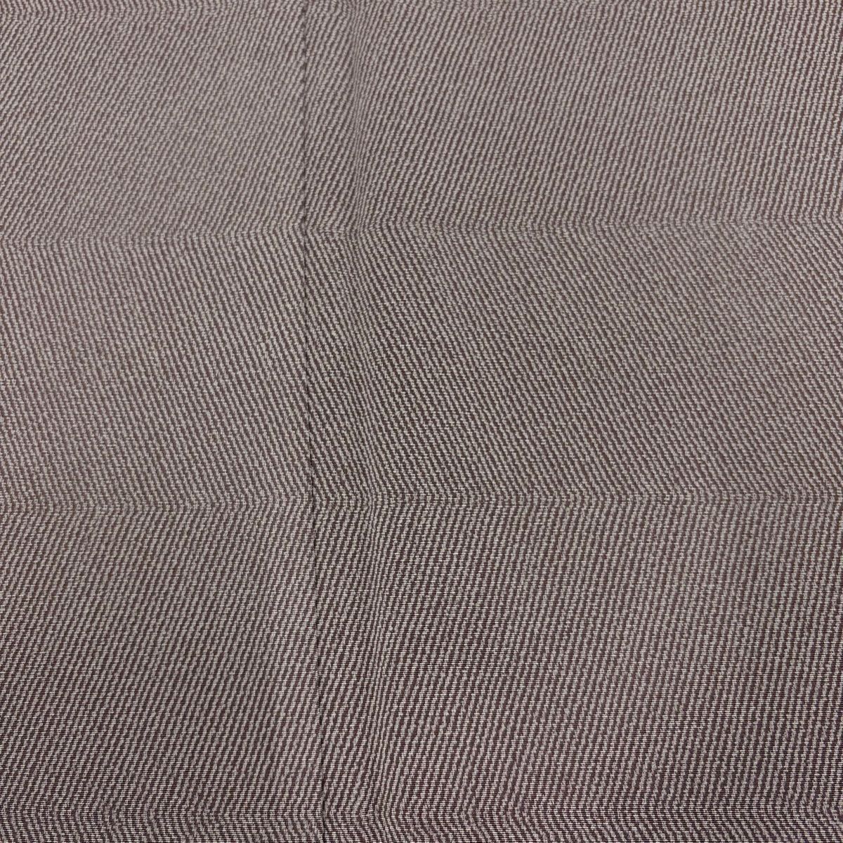 小紋 身丈167.5cm 裄丈65cm M 袷 斜縞 幾何学 絞り 紺色 正絹 美品 逸品 中古