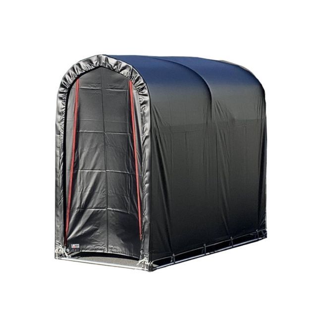 南榮工業 NAN-A サイクルハウス 2台用 BK ブラック 本体一式 組立式 幅935x奥行1810x高さ1575mm パイプ外径19.1mm パイプ車庫 物置 南栄工業