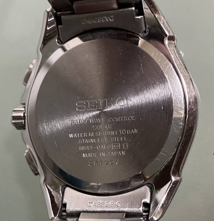 ☆稼動品☆SEIKO セイコー☆8B43-0AF0☆ブライツ☆デイデイト☆電波