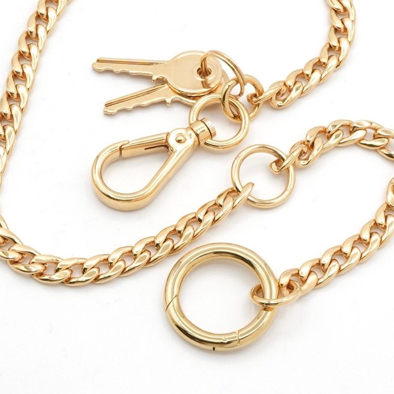 ステキ！ミュウミュウ ネックレス パール付き Mロゴ 金色 ミュウミュウ