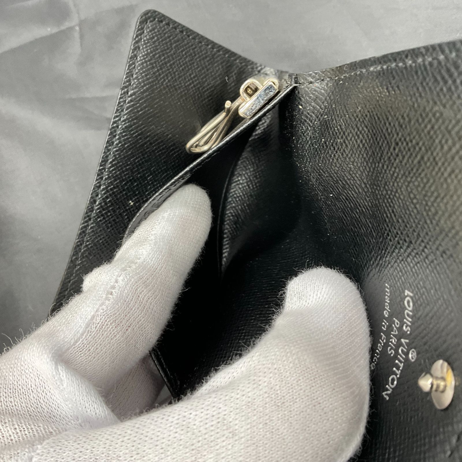 LOUIS VUITTON ダミエ ブラック キーケース 6連 ルイヴィトングラ