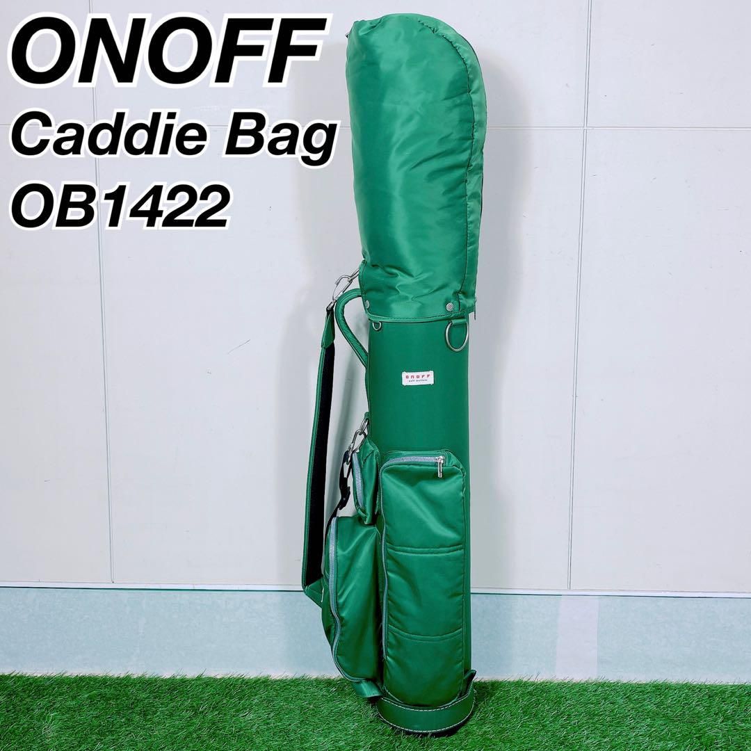 ゴルフ　ONOFF オノフ　キャディバッグ OB1422 グリーン　N1110 ゴルフ ONOFF オノフ キャディバッグ OB1422 グリーン N1110