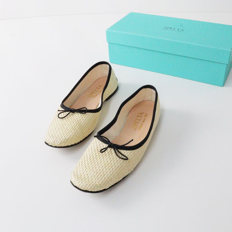 スペルタ バレーシューズ 37 SPELTA ネイビー フラットシューズ 37