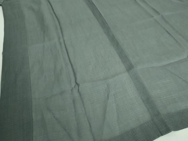 麻襦袢 銀座【F-384】絽麻 長襦袢 青褐色 無地 - 銀座きもの青木｜長く
