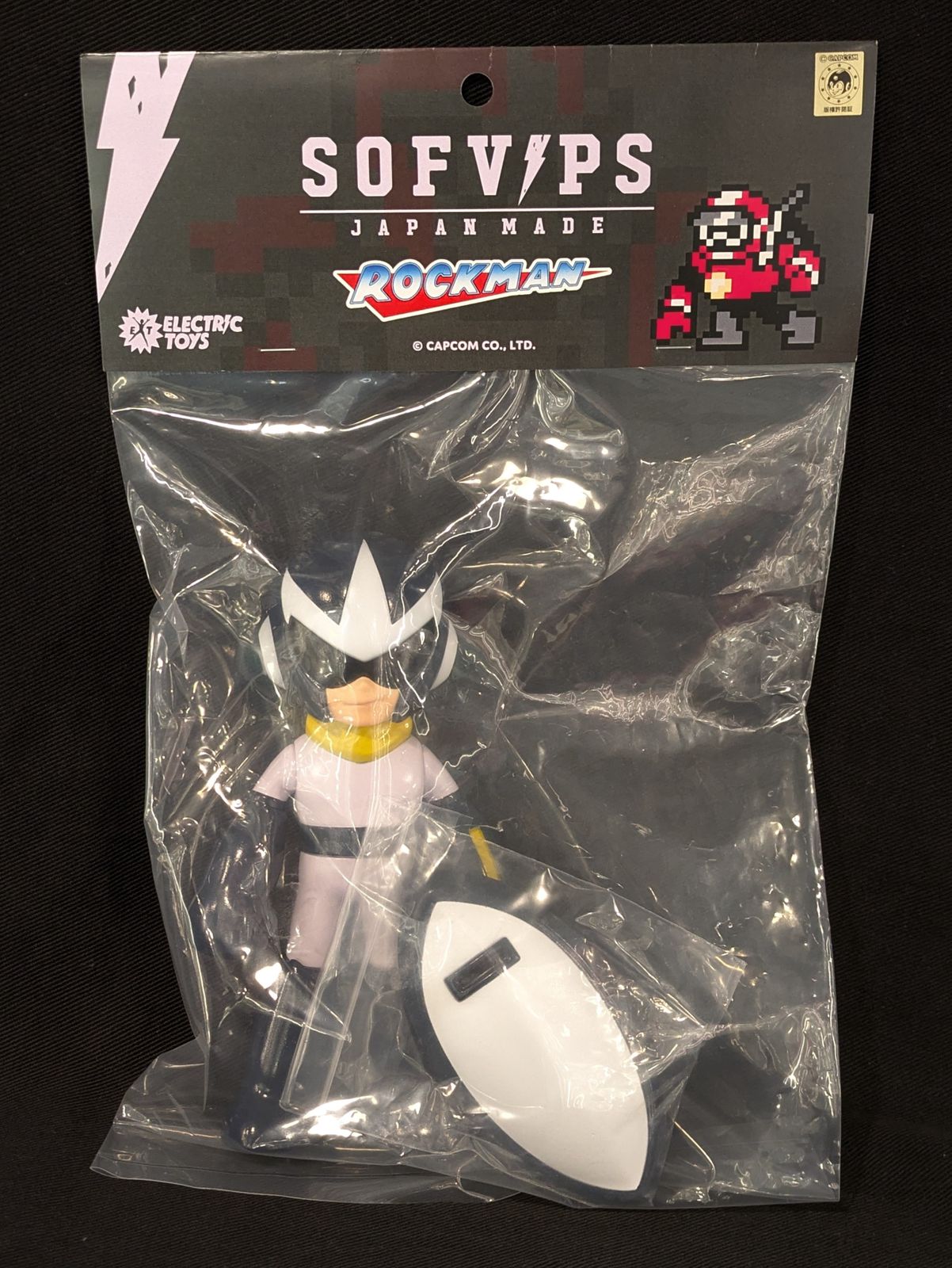 ソフビ SOFVIPS ブルース ロックマン ELECTRIC TOYS SOFVIPS ブルース