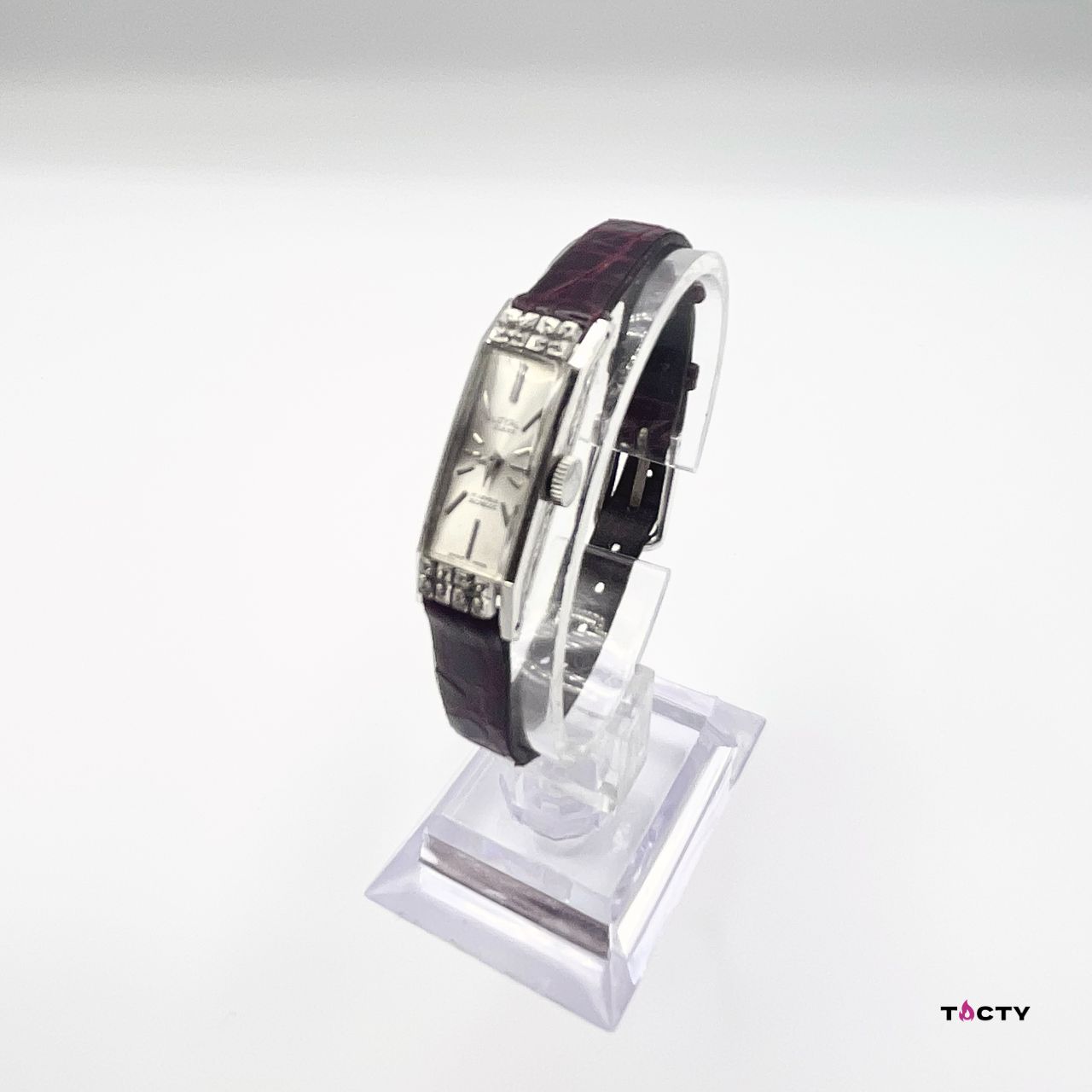 LOYAL QUEEN K14WG 手巻きアンティーク時計 メッシュバンド