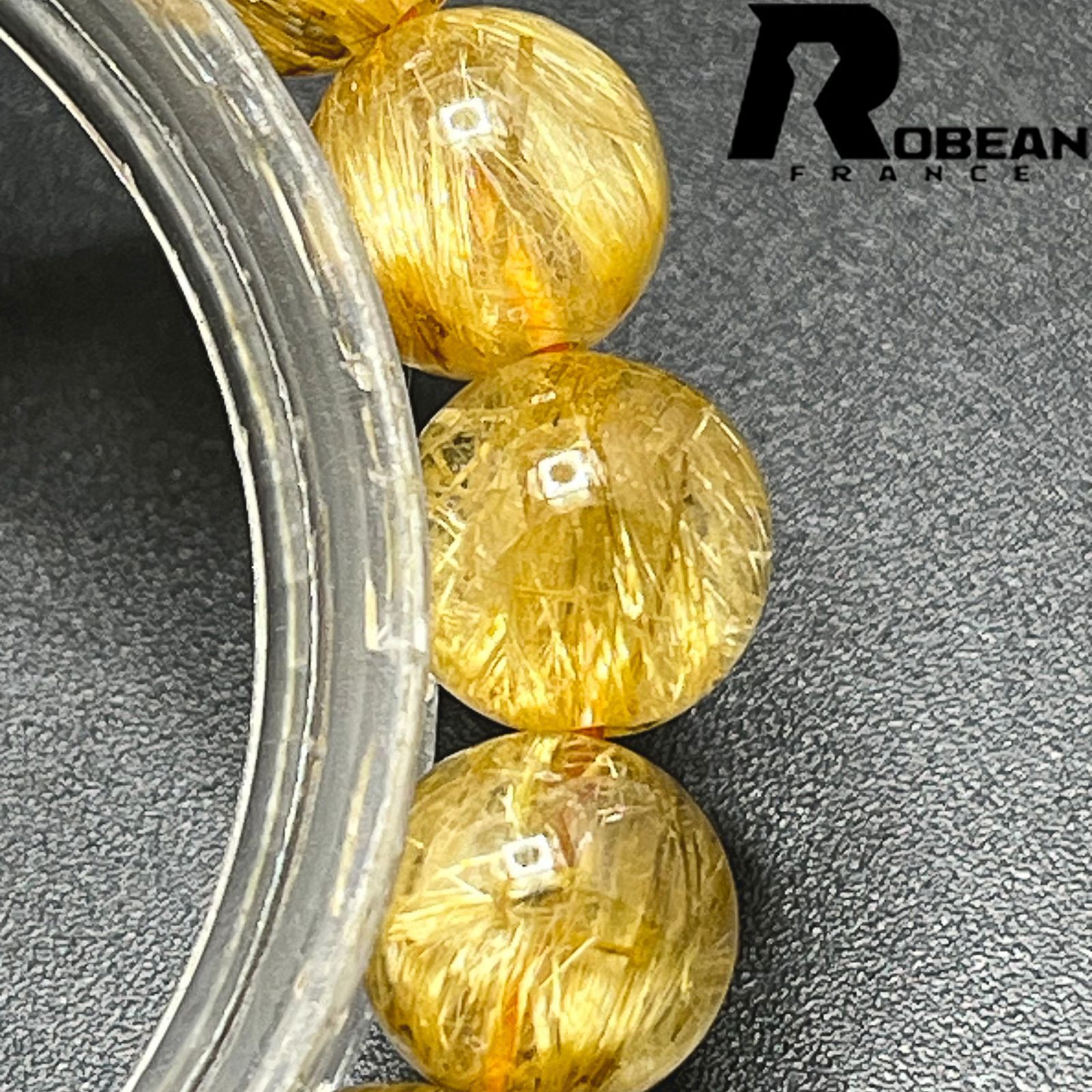 在庫切れ 綺麗 EU製 定価12万円☆ROBEAN・極!極満針ルチルクォーツ