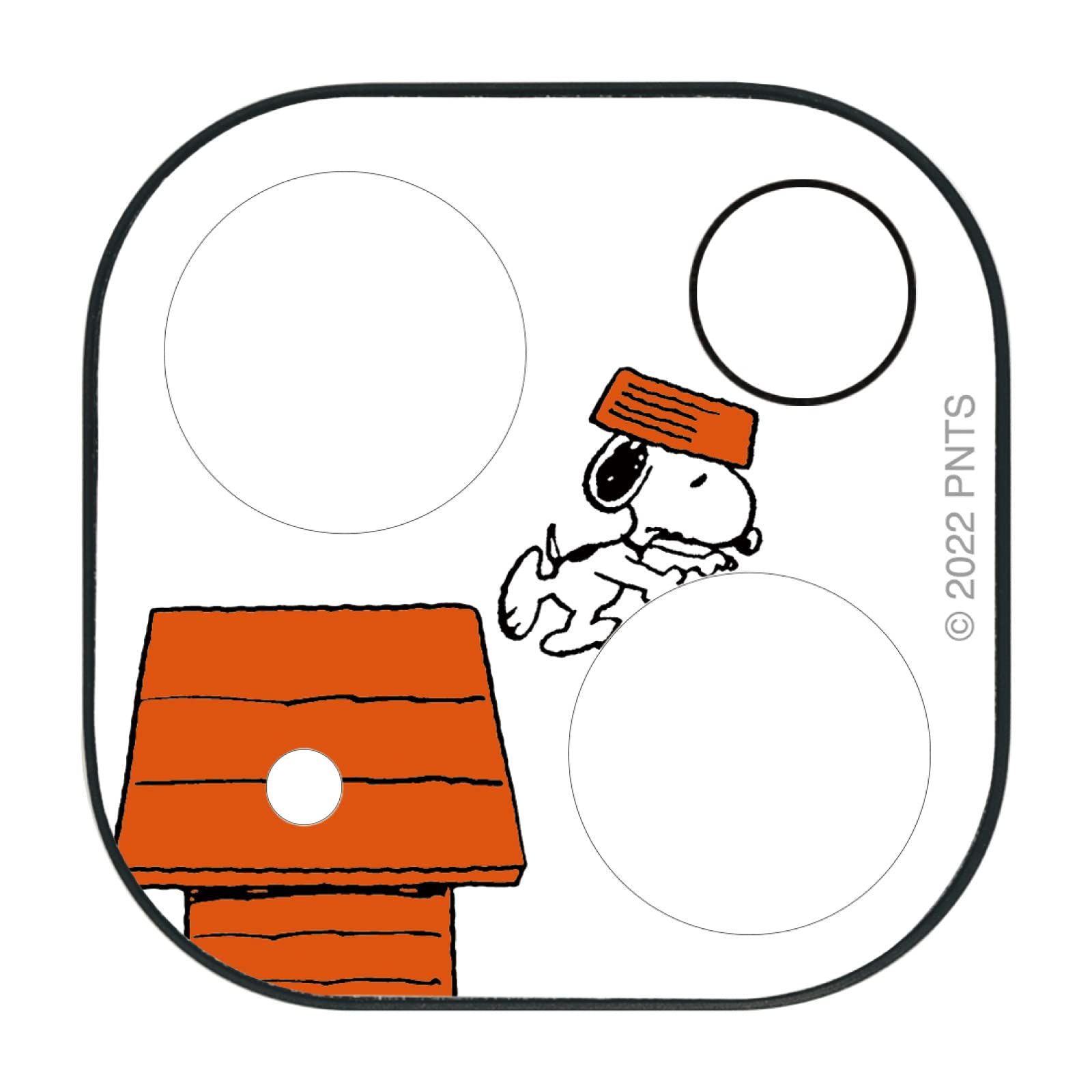 グルマンディーズ ピーナッツ iPhone 14 / 14 Plus 対応 カメラカバー ドッグハウス SNG-722B 