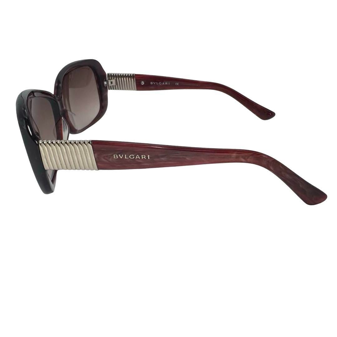 BVLGARI ブルガリ サングラス メガネ 眼鏡 ボルドー レッド べっ甲調  