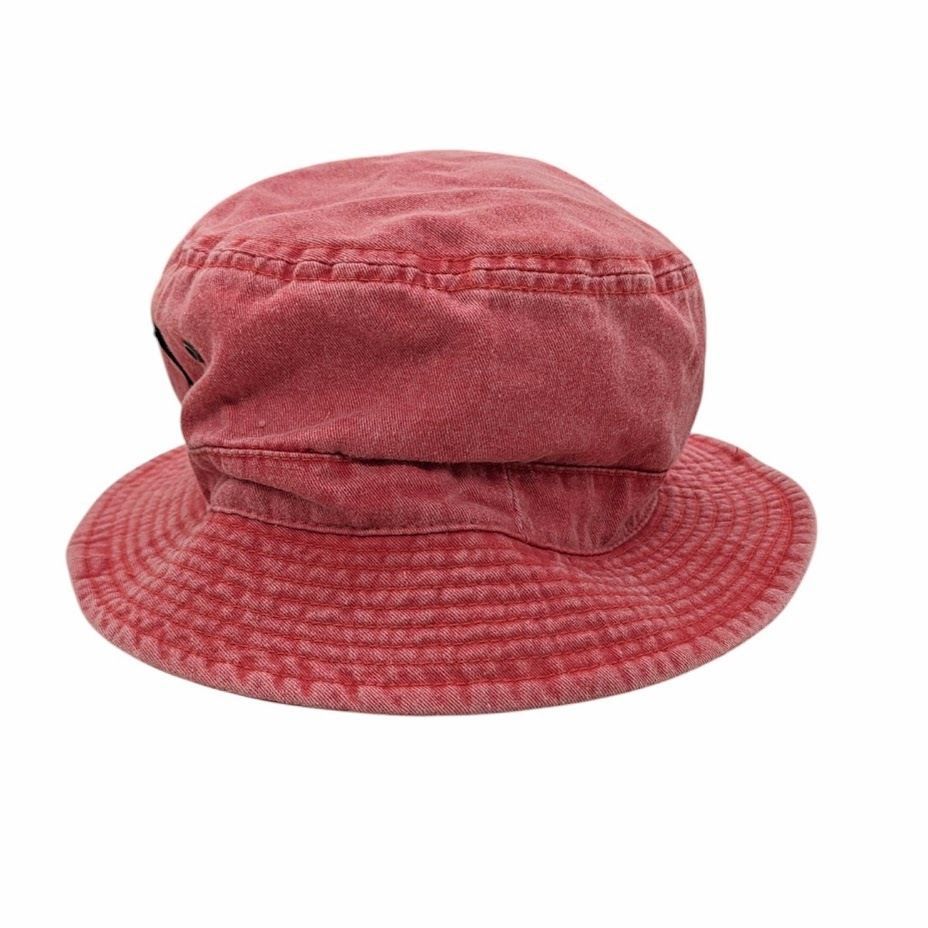 MONCLER モンクレール 青タグ コットン バケットハット レッド