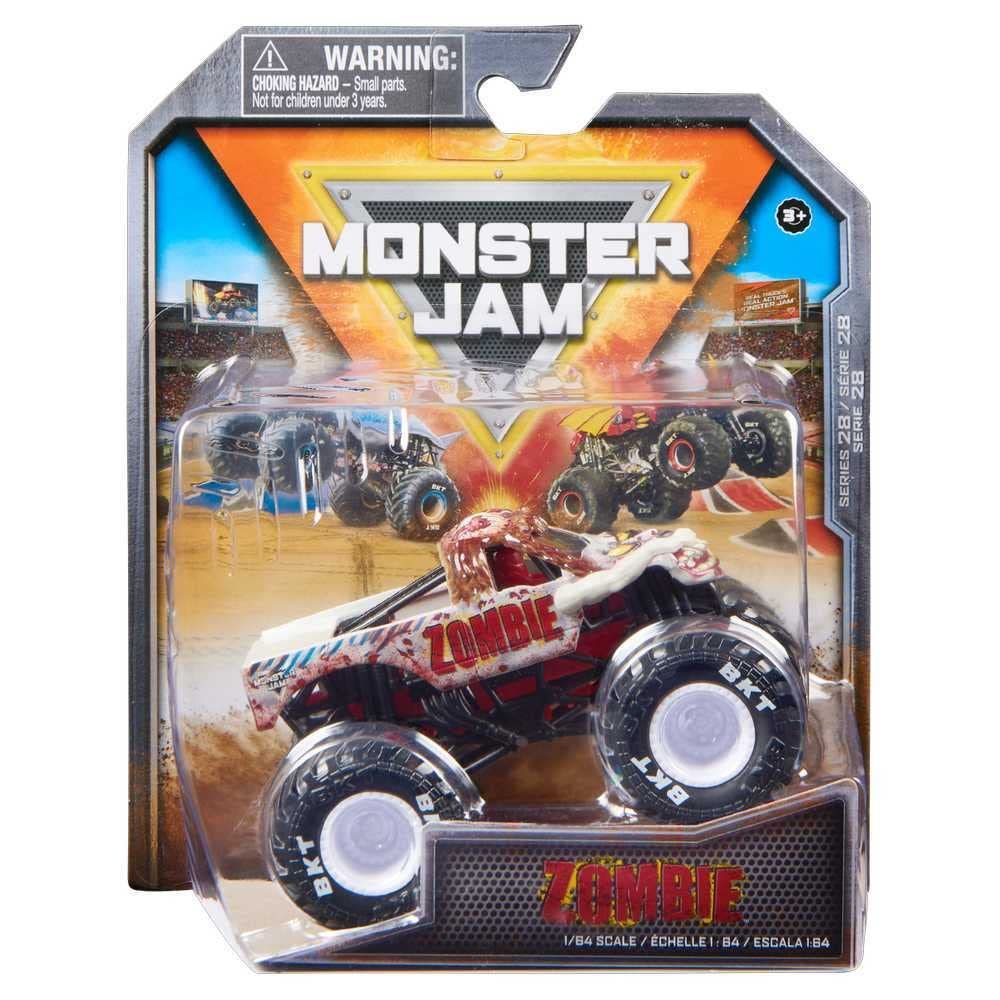 Monster Jam 2023 スピンマスター 1:64 ダイキャストトラックシリーズ 28アリーナお気に入り ゾンビ 