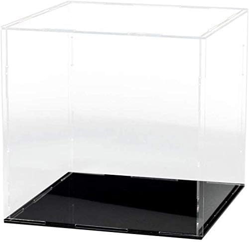 正方形_幅32*奥行32*高さ32cm GieniG フィギュアケース コレクションケース ディスプレイケース アクリル製 透明 (幅32*奥行32*高さ32cm)