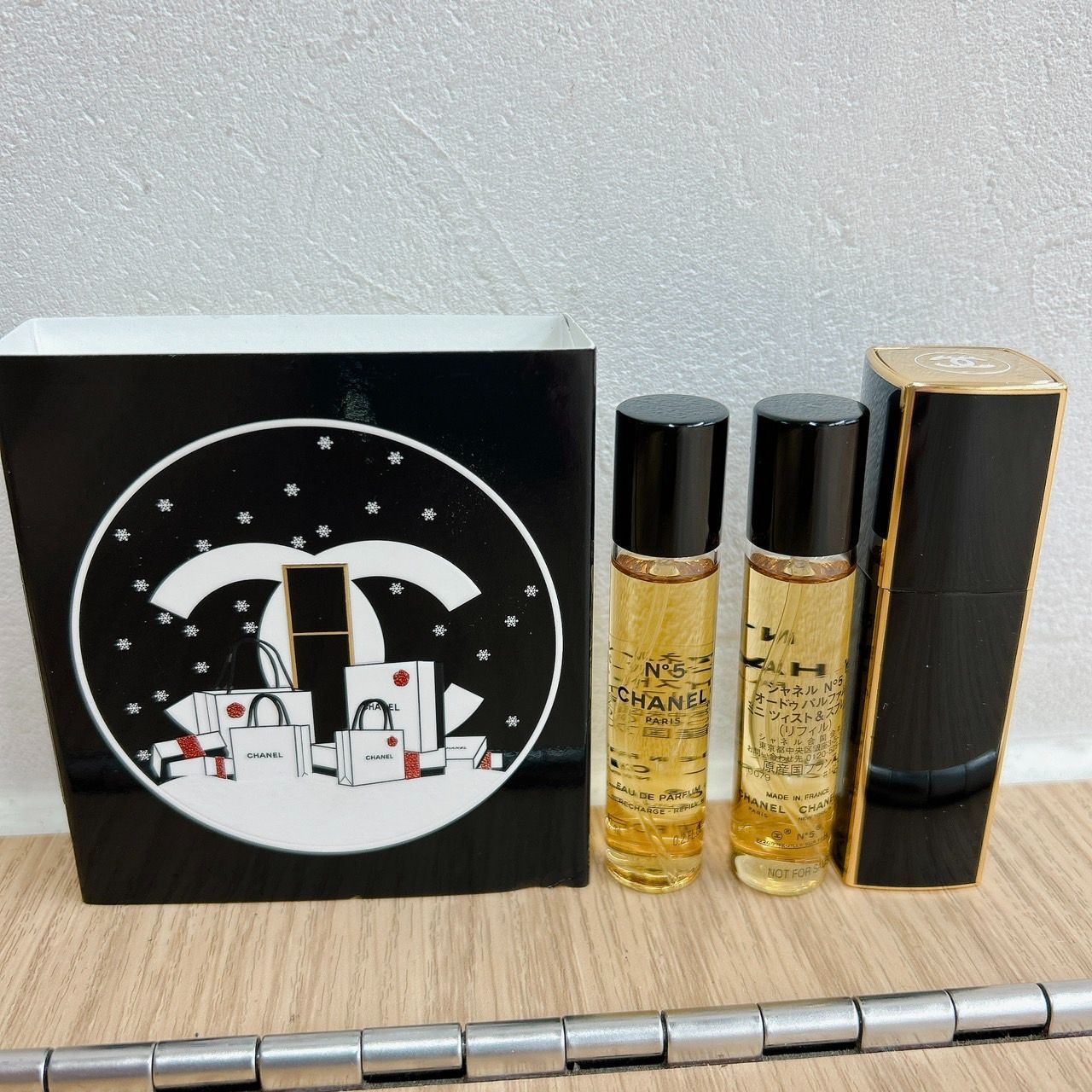 CHANEL シャネル No.5オードゥパルファム ミニツィスト&スプレイ 7ml×3