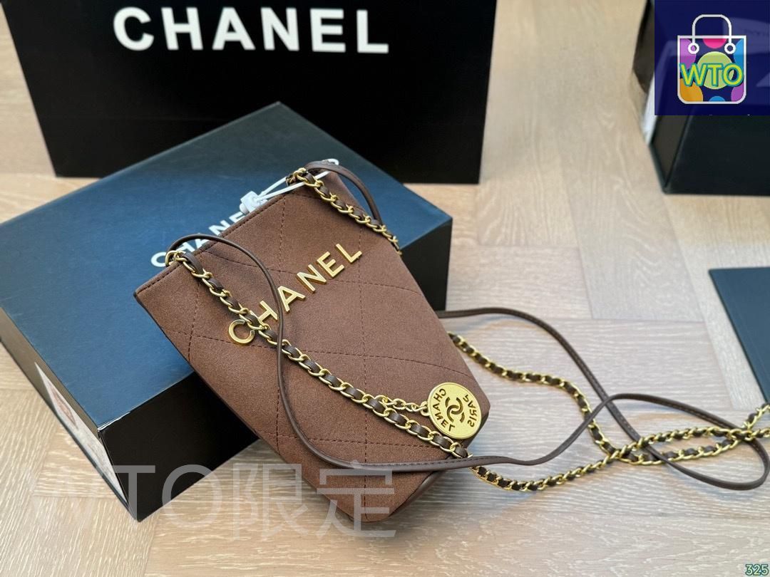 【気品を纏うミニマルデザイン】CHANEL バケットバッグ CHANELシャネルの新作ハイエンド小型バケットバッグ|本日限定