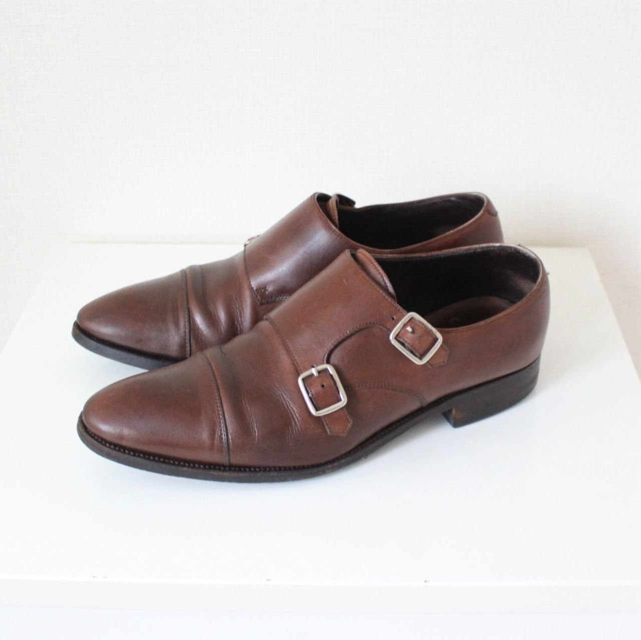 定価21万 CARMINA ダブルモンク リザード トレポス別注UK8 定価21万 CARMINA ダブルモンク リザード トレポス別注UK8 CARMINA