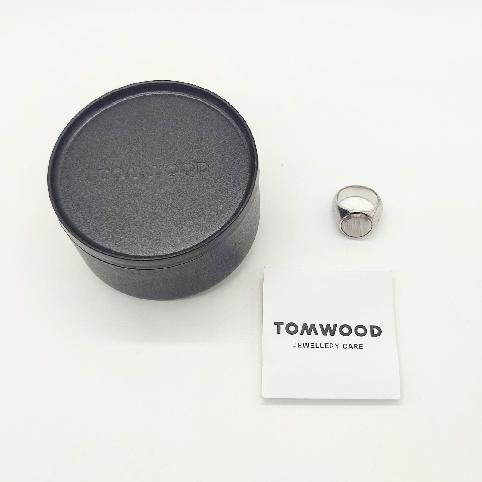 TOMWOOD トムウッド シグネットリング オーバル 50 シルバー925 JP10 