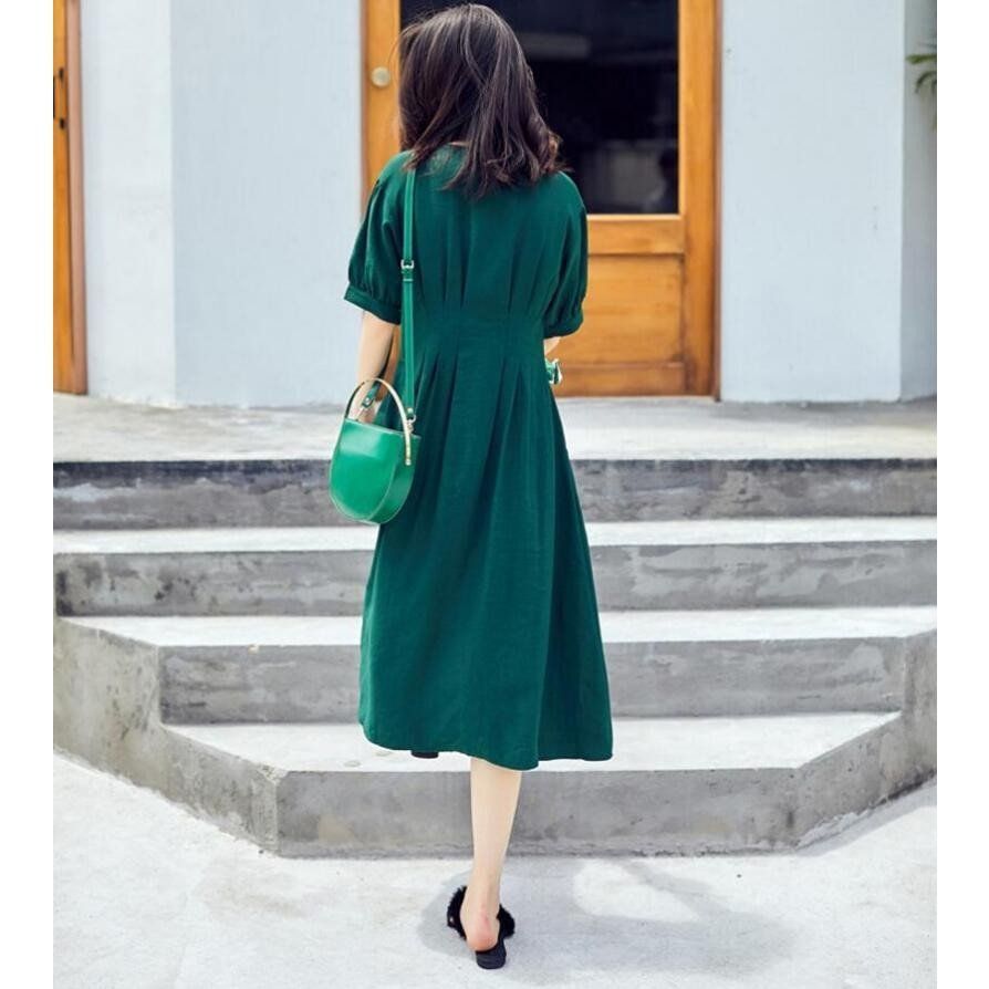 ロングワンピ 夏