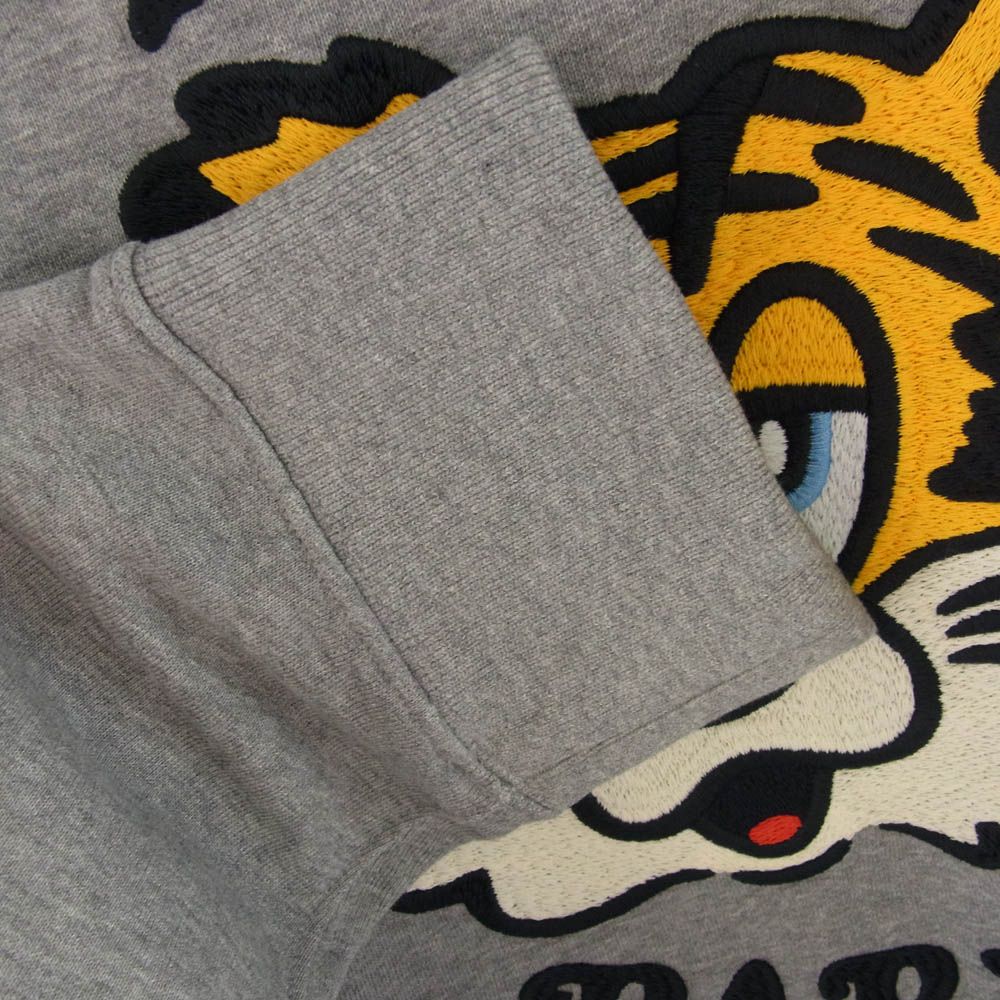 KENZO トラ刺繍 スウェット Mサイズ グレー KENZO】スウェット トラ 刺繍 サイズM - メルカリ