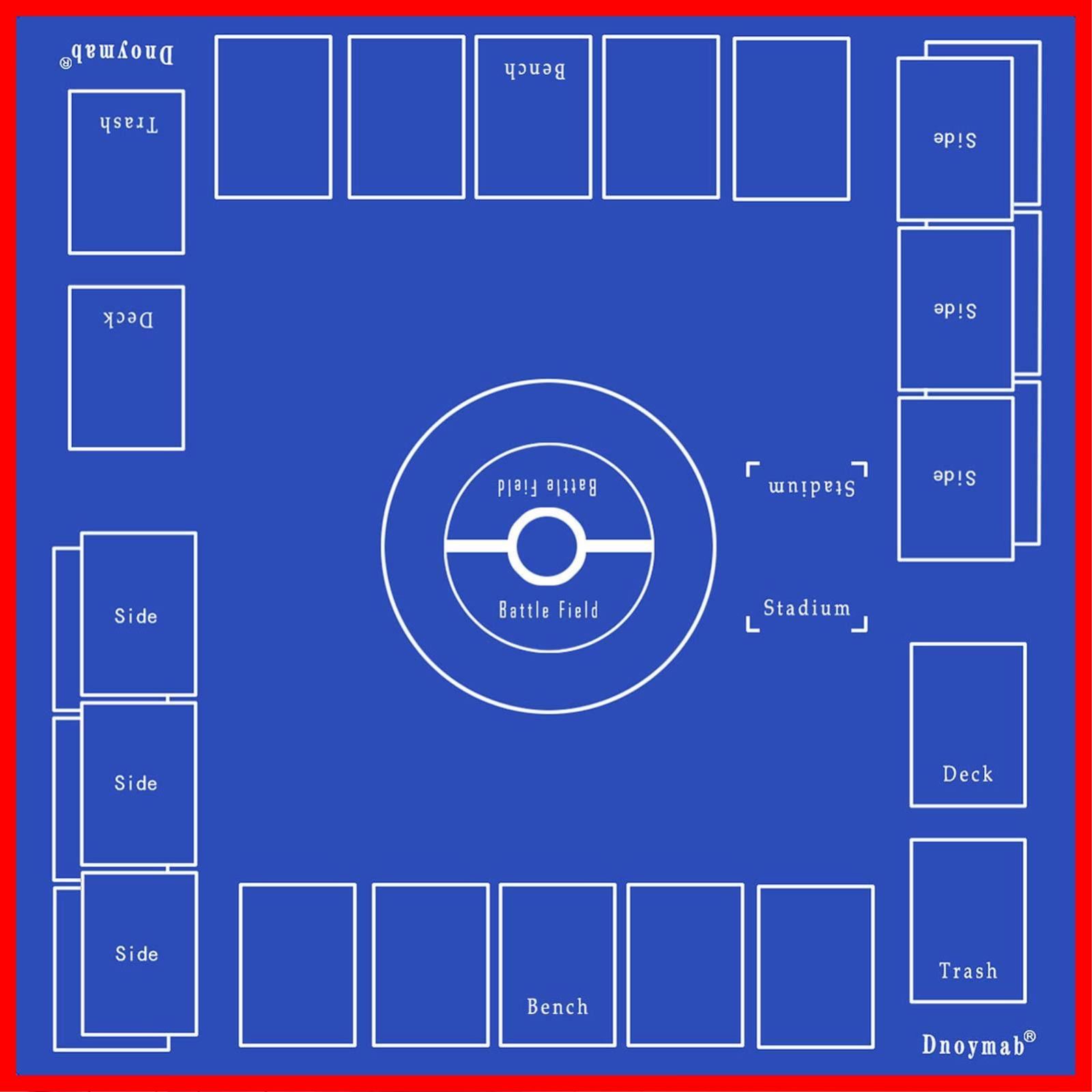 ポケカ 引退品 プレイマット2枚 Amazon | プレイマット 全面縫製仕様ラバープレイマット2人用