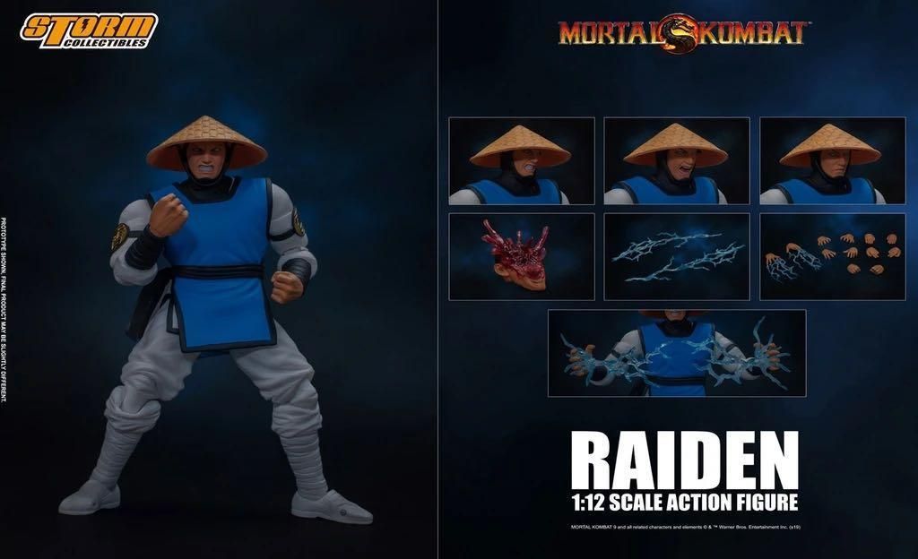 新品未開封 Storm Collectibles モータルコンバットMortal Kombat Raiden 1/12フィギュア(検バンダイ  メディコム メディコス 超像革命