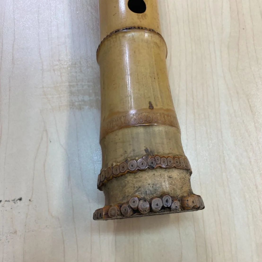 ✨骨董品✨】 尺八 直水銘 和楽器 楽器 現状品 芸術 音楽 伝統