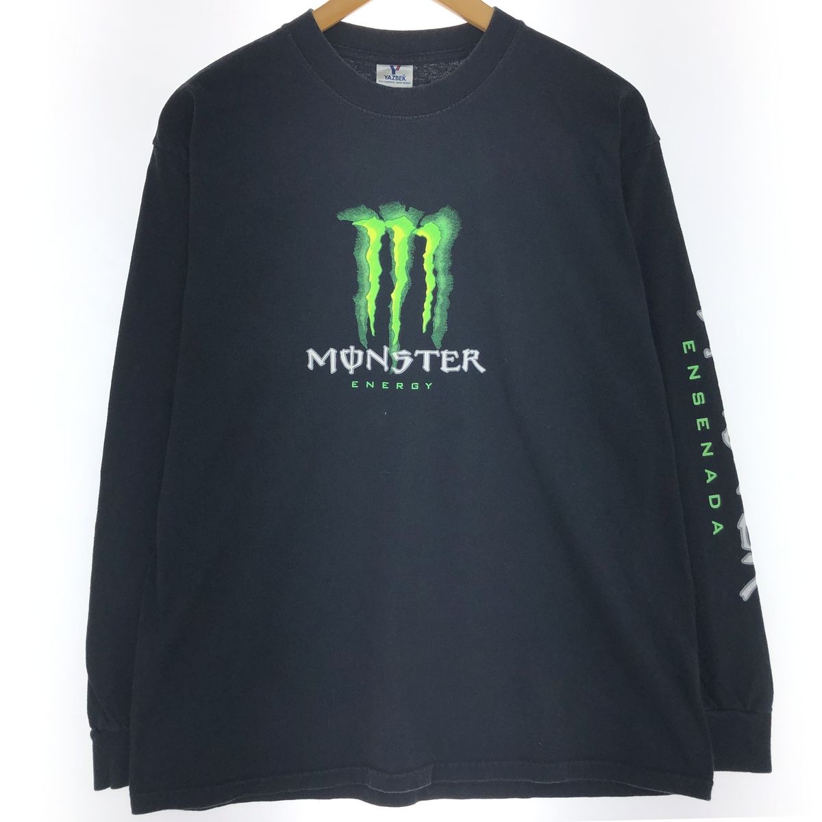 古着 YAZBEK MONSTER ENERGY モンスターエナジー ロングTシャツ ロンT メンズL/eaa440005
