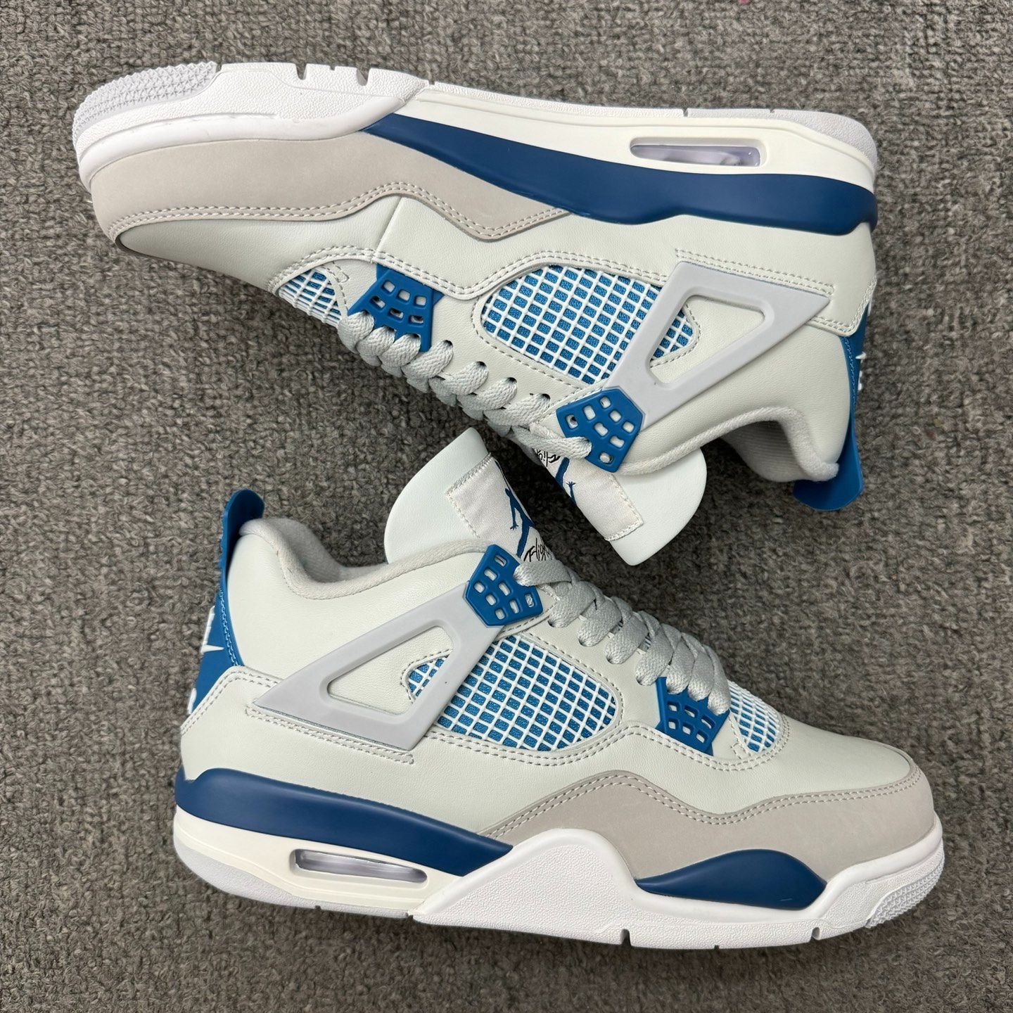 【新品未使用】ナイキ ジョーダン4 レトロ \"インダストリアルブルー27cm Nike Air Jordan 4 Retro Industrial Blue ナイキ エア
