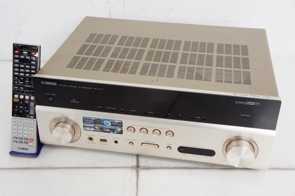 YAMAHAヤマハ AVレシーバー RX-V771 3D対応