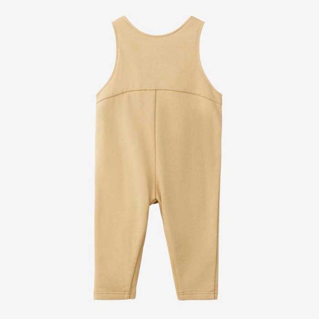 スウェットロゴオーバーオール