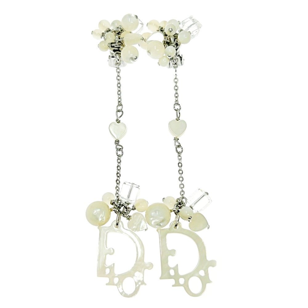 中古】Christian Dior クリスチャンディオール メタル Diorロゴ シェル