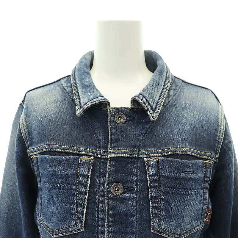 YANUK ヤヌーク DENIT ラインデニムジャケット BOMBER ヤヌーク YANUK DENIT ニットジャケット デニムジャケット