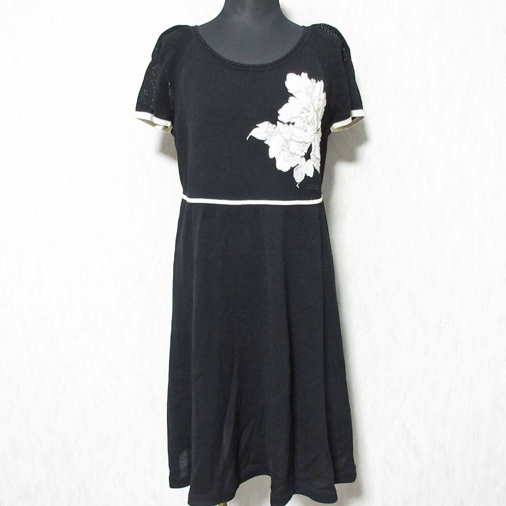 レオナール♡ワンピース 美品 美品 レオナール ワンピース 花柄 大きいサイズ42 - メルカリ