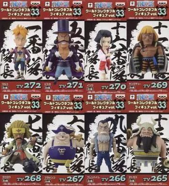 中古】フィギュア 全8種セット 「ワンピース」 ワールドコレクタブル
