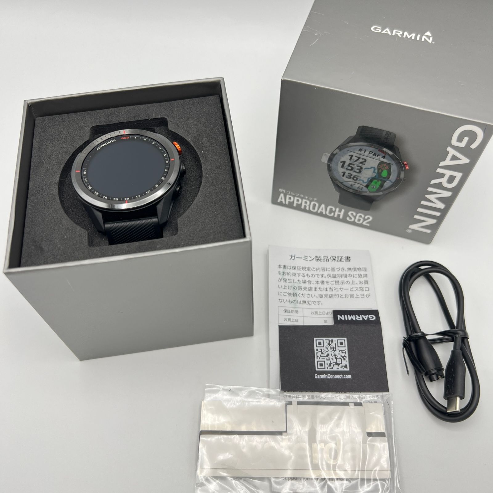 GARMIN Approach S62 ブラック ガーミン アプローチ 2020年 ガーミン新作 アプローチ S62 ブラック | ブランド腕時計