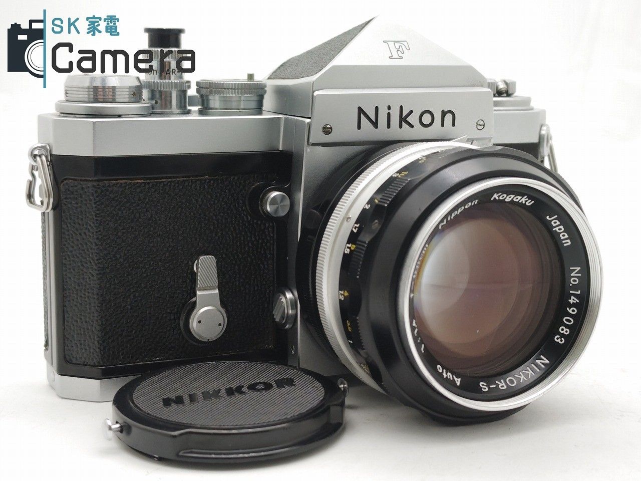 Nikon F アイレベル シルバー 641万 + NIKKOR-S AUTO 5.8cm F1.4 非Ai PAT.PEND. ニコン AR-1 良  - メルカリ