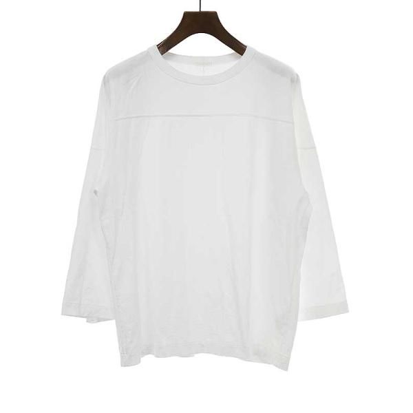 COMOLIコモリ21AWフットボールTシャツホワイトサイズ:1メンズ