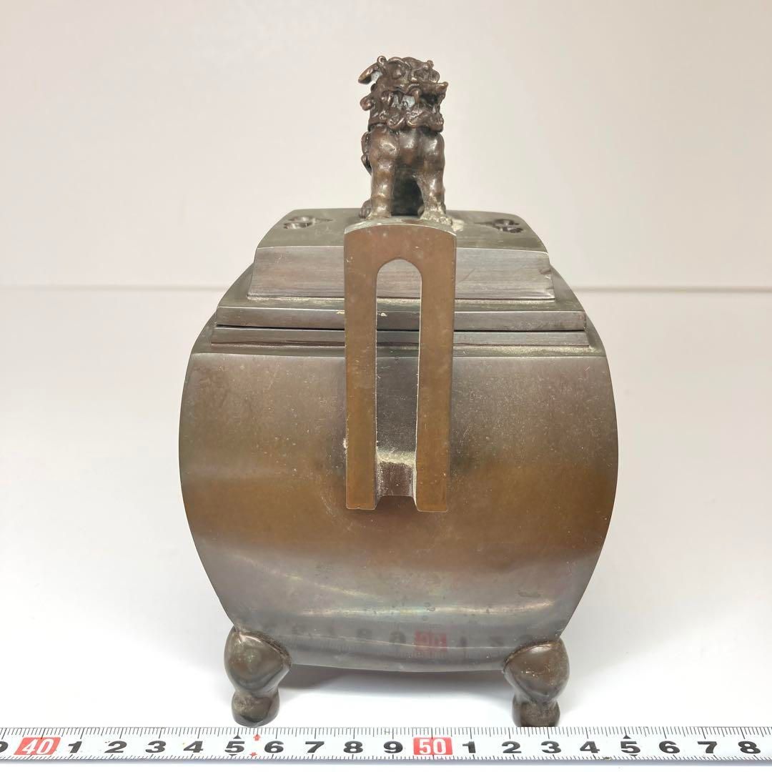上 蝋型 獅子香炉 重さ1660g 本H5-0721 1Fタウチ WWW_IBETON_RU