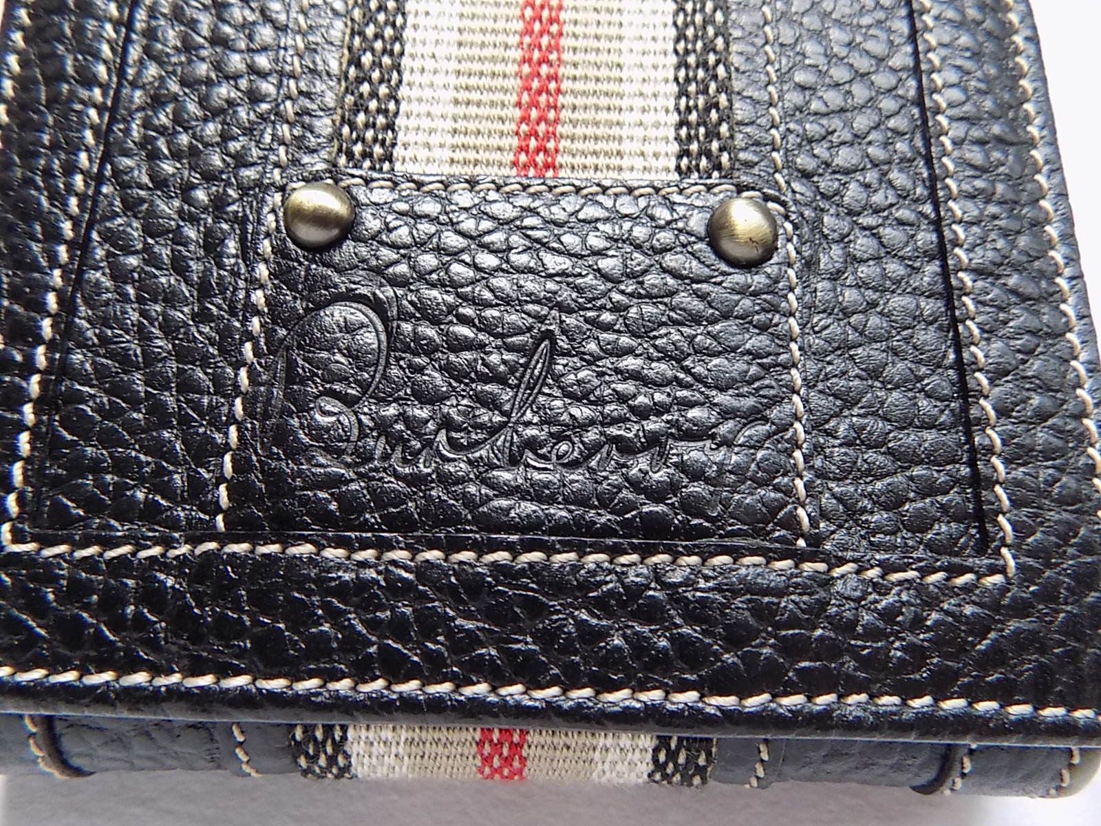 ●【美品袋付き 】バーバリー　二つ折り財布/mo-A-215-6135-3.4 ○【美品袋付き】BURBERRY バーバリー 二つ折り財布/mo-A-215