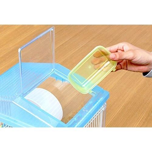  アイリスオーヤマ ハムスターケージ 1階 広々タイプ クリアブルー HSCG-311 C その他 ケージ アクセサリー