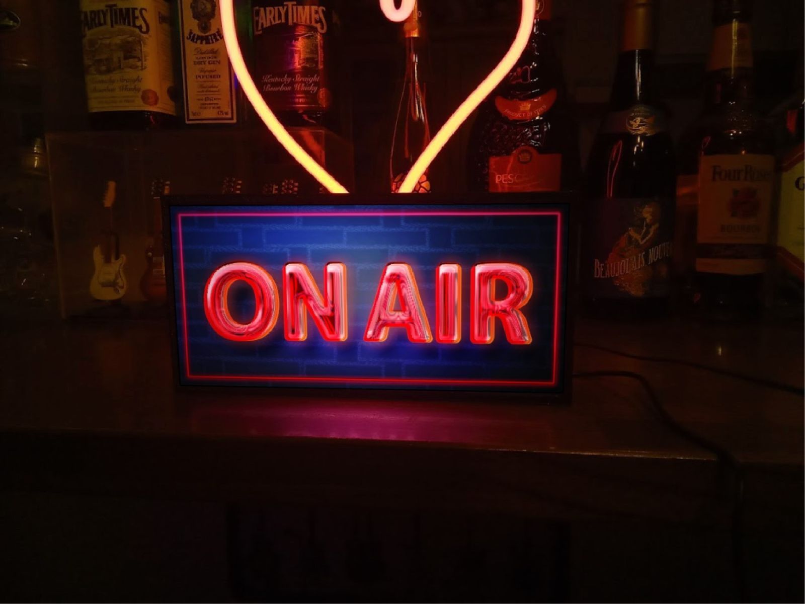 オンエア ON AIR サイン ランプ 看板 置物 雑貨 LEDライトBOX⑤ - メルカリ