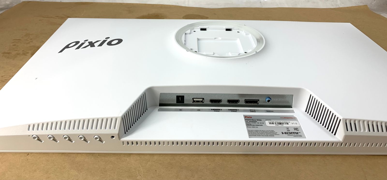 ジャンク品】 Pixio ピクシオ PX278WAVEW ゲーミングモニター 27