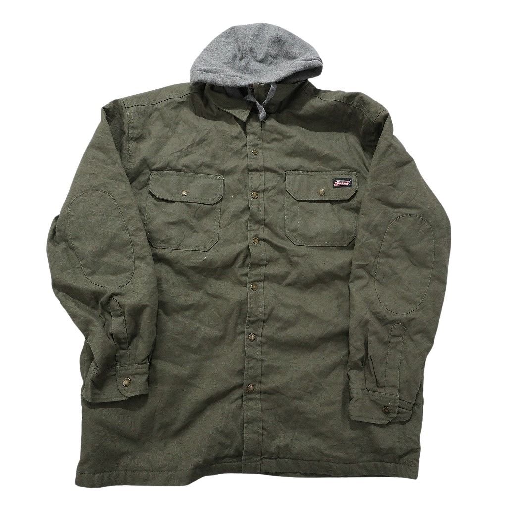 古着卸 ブランドMIX ダック地 フード付きシャツ ジャケット 4枚セット メンズ 2XL 3XL ディッキーズ 古着 NC0138