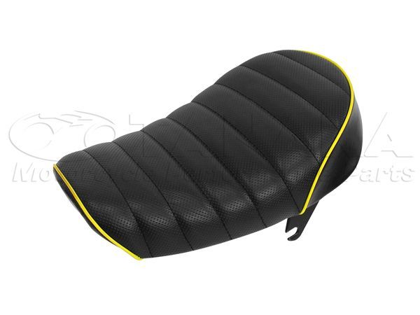 ca307]モンキー用 タックロールシート ブラック×イエローパイピング