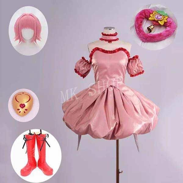 新品 東京ミュウミュウ 風 桃宮 いちご コスプレ 衣装 ウィッグ