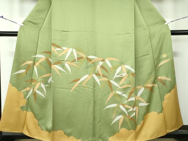 平和屋着物○ジャパンオートクチュール 渡辺雪三郎 訪問着 刺繍 雲取り  