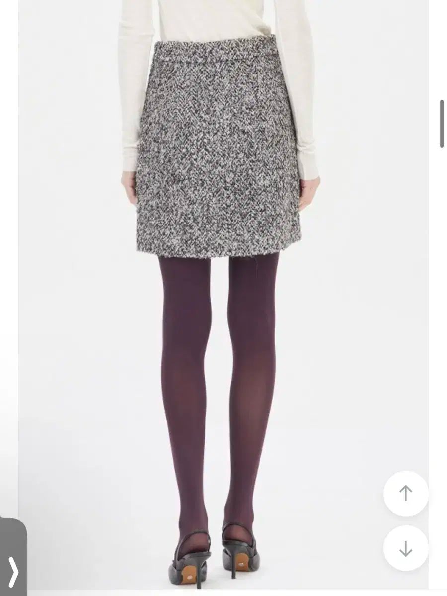 ミニスカート ヘリンボーン