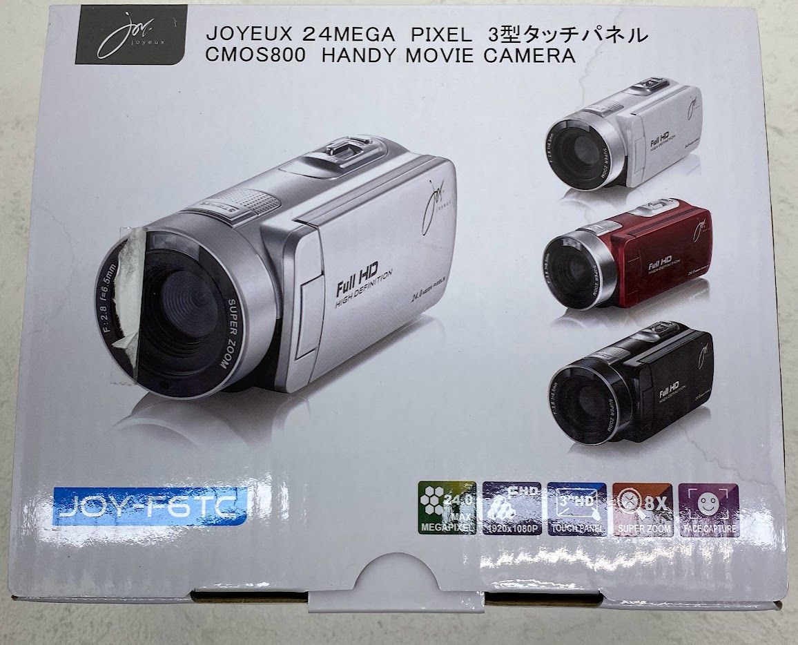 JOYEUX 24MEGA PIXEL 3型タッチパネル CMOS800 HANDY MOVIE CAMERA